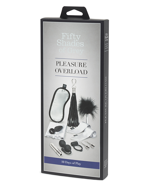 FIFTY SHADES OF GREY PLEASURE OVERLOAD 10 DAYS OF PLAY GIFT SET BLACK 