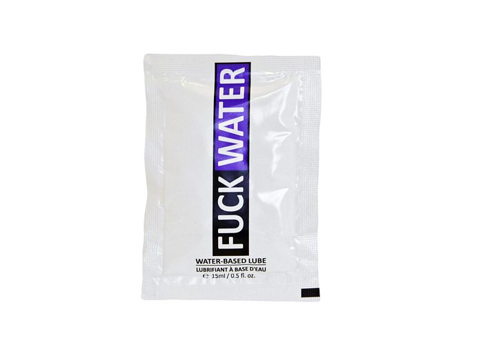 FUCK WATER .5 OZ WATER BASED LUBRIICANT PILLOW PACKS  