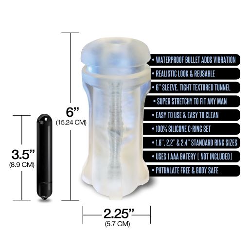 Mstr B8 Vibrating Stroker Hand Cuff 5 Pc Set - Image 4