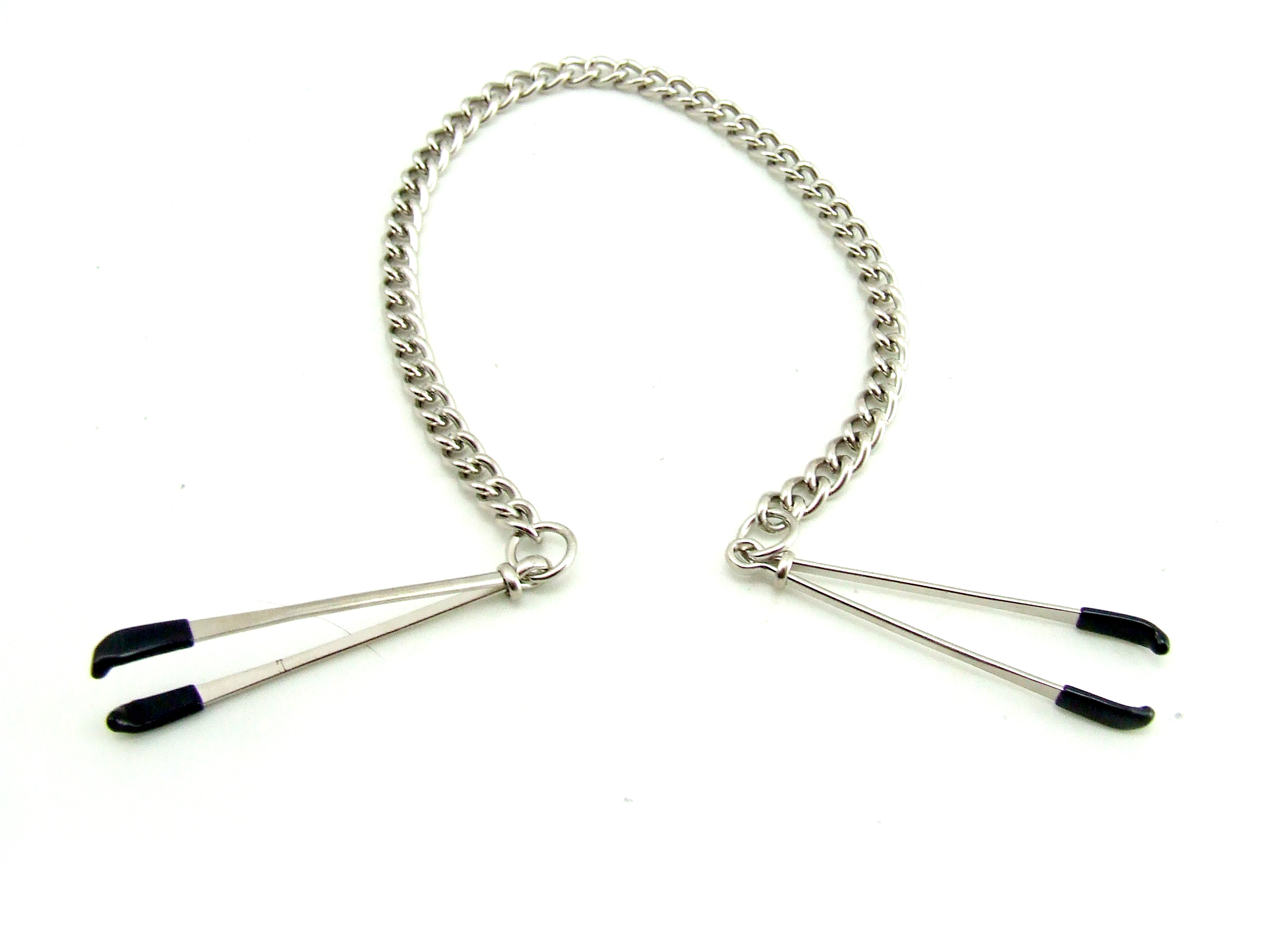 H2H Nipple clamps tweezer w/chain chrome - H2H1003C.