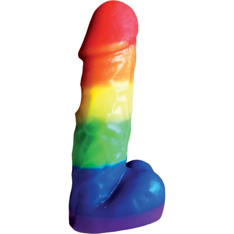 RAINBOW PECKER PARTY CANDLE  