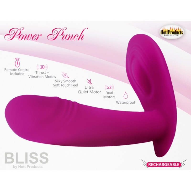 BLISS POWER PUNCH THRUSTING VIBE 10 FUNCTIONS - HO3302
