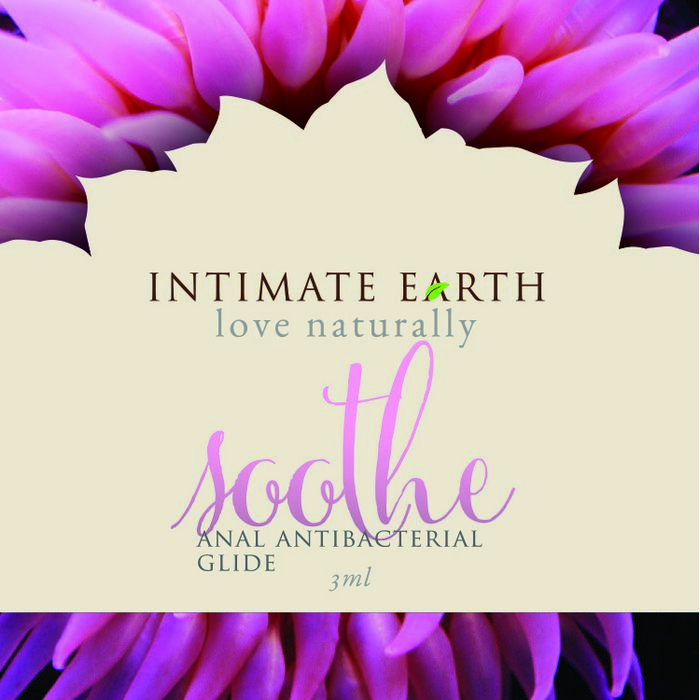 INTIMATE EARTH SOOTHE ANAL ANTI BACTERIAL GLIDE FOIL PACK 