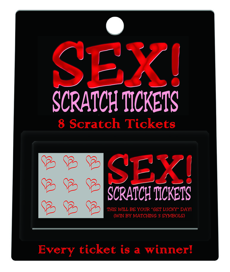SEX SCRATCH TICKETS  