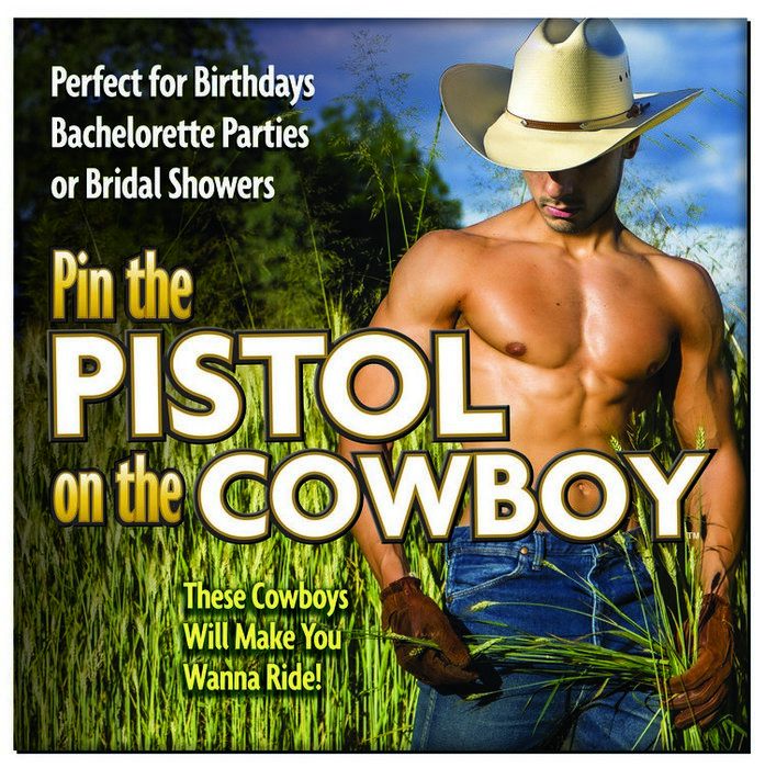 PIN THE PISTOL ON THE COWBOY  