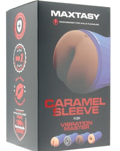Maxtasy Vibration Sleeve Realisticn Caramel Replacement - Image 3