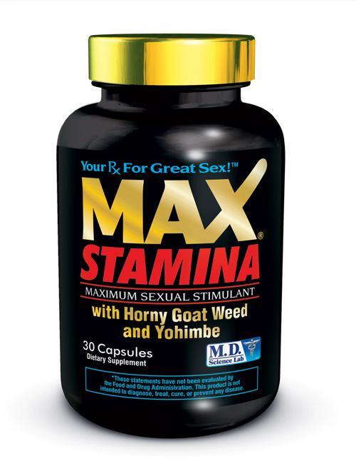 MAX STAMINA 30PC BOTTLE CLAMSHELL  