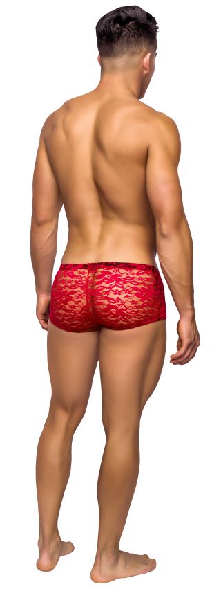 Mini Short Stretch Lace Medium - Red - Image 4