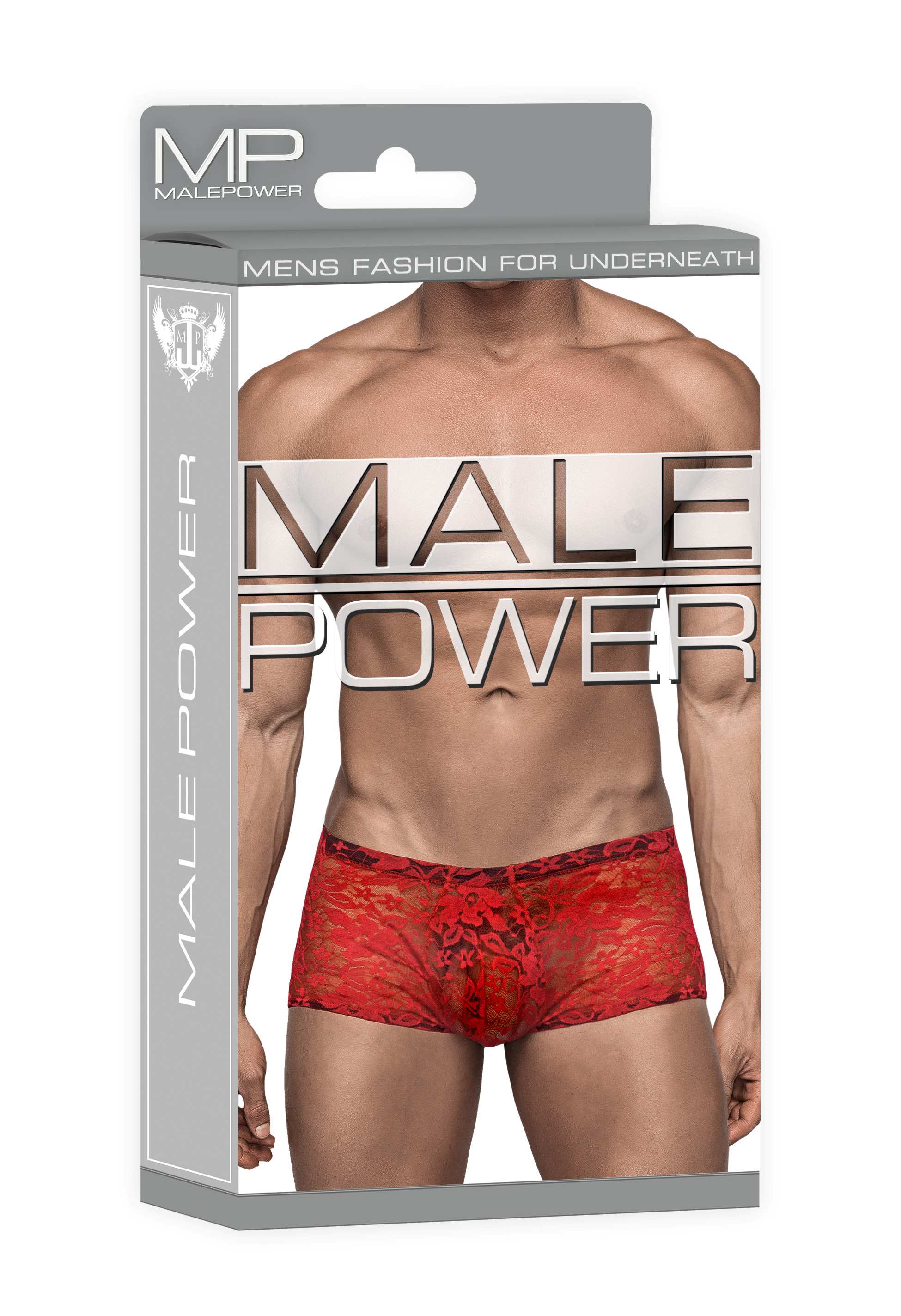 Mini Short Stretch Lace Medium - Red - Image 5