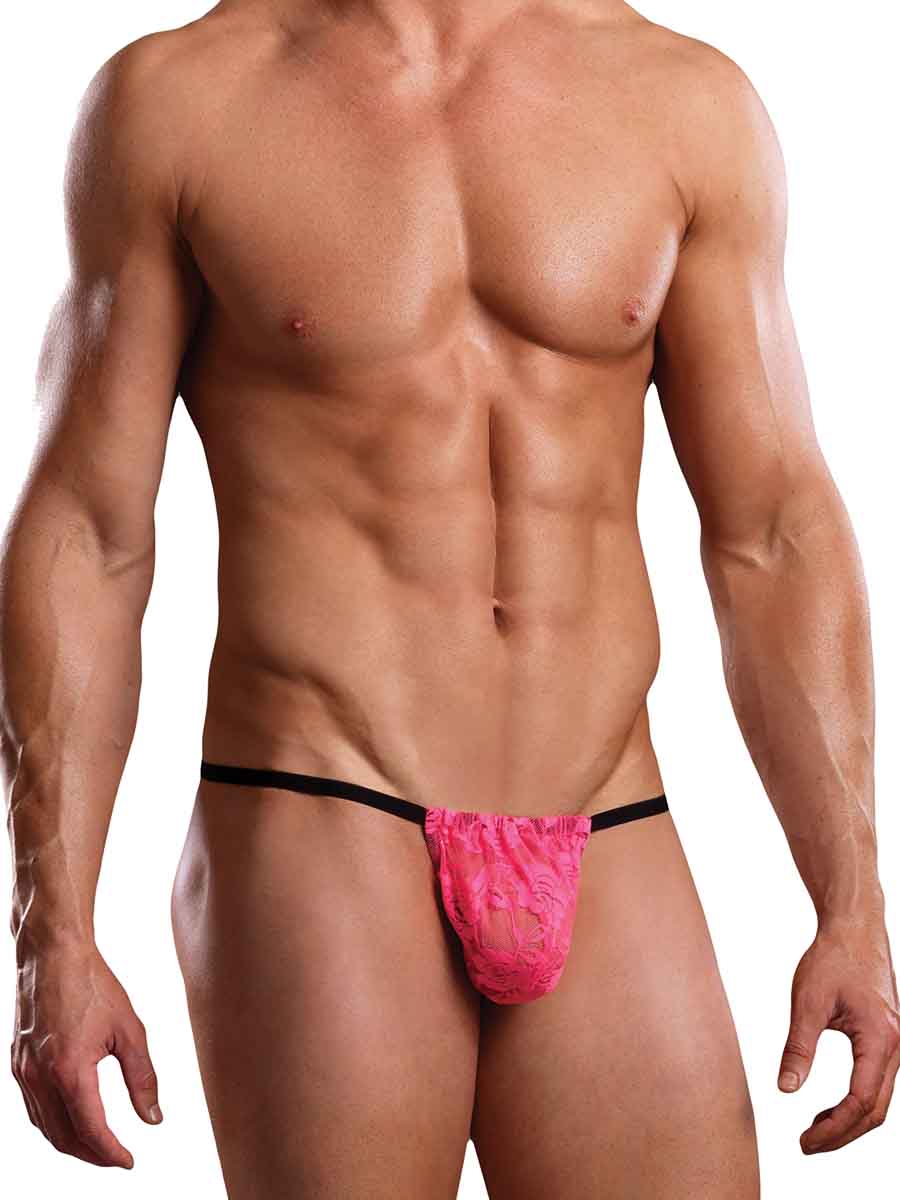 POING STRAP NEON LACE HOT PINK O/S 