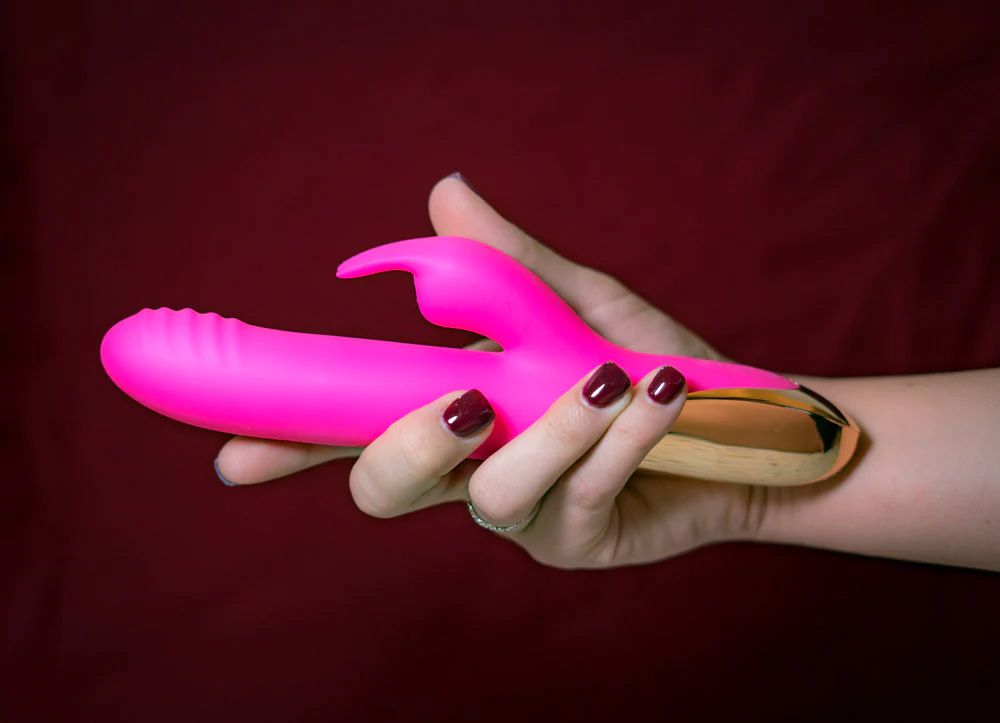 Dream Supercharged Silicone Rabbit Rechargeable - Pink - Image 4