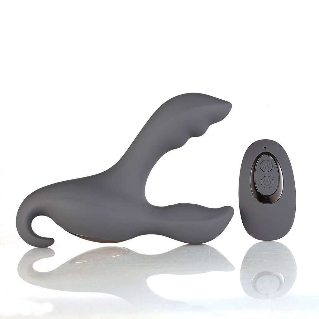 APOLLO PROSTATE MASSAGER DARK GREY RECHARGEABLE 
