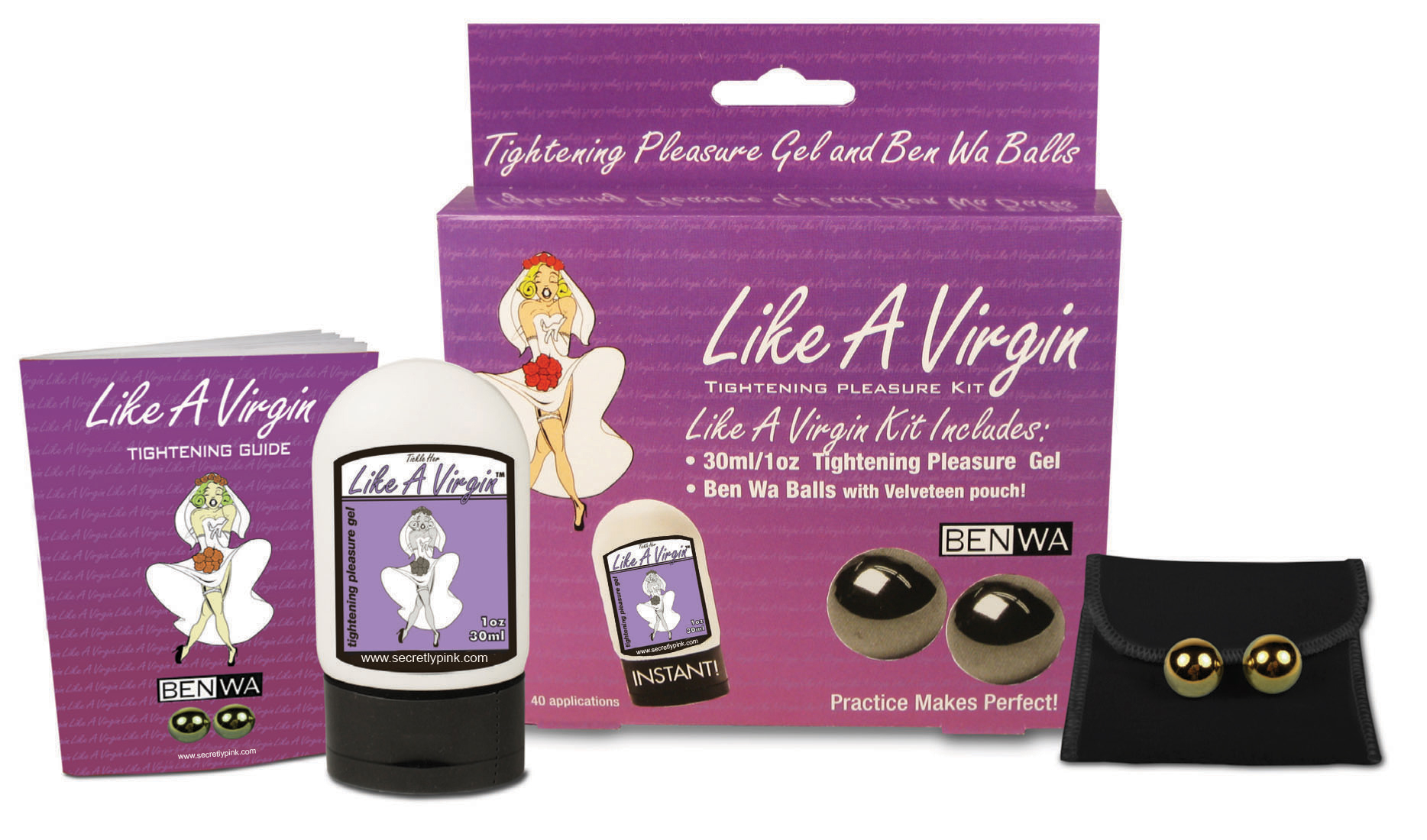 Sensual pleasure kit that's great for couples and features tightening ...