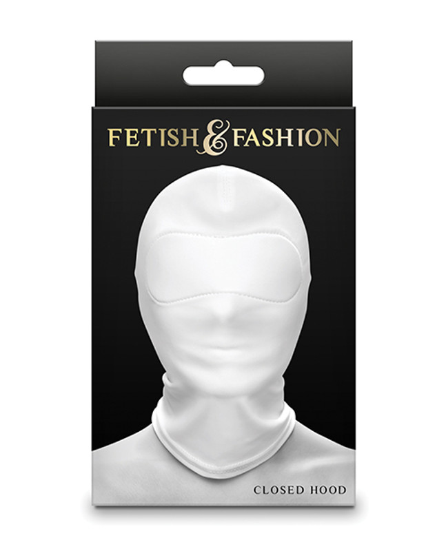 Fetish & Fantasy Closed Hood - White - Image 3