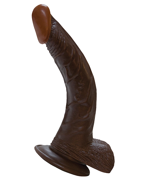 Afro American Whopper 8IN W/balls Brown - Image 2