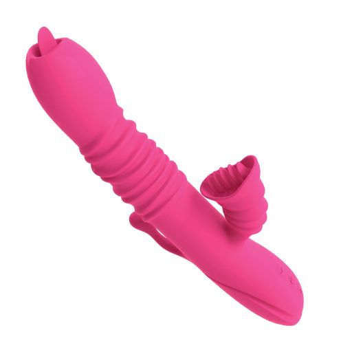 Passion Dual Massager Heat up - Pink - Image 4