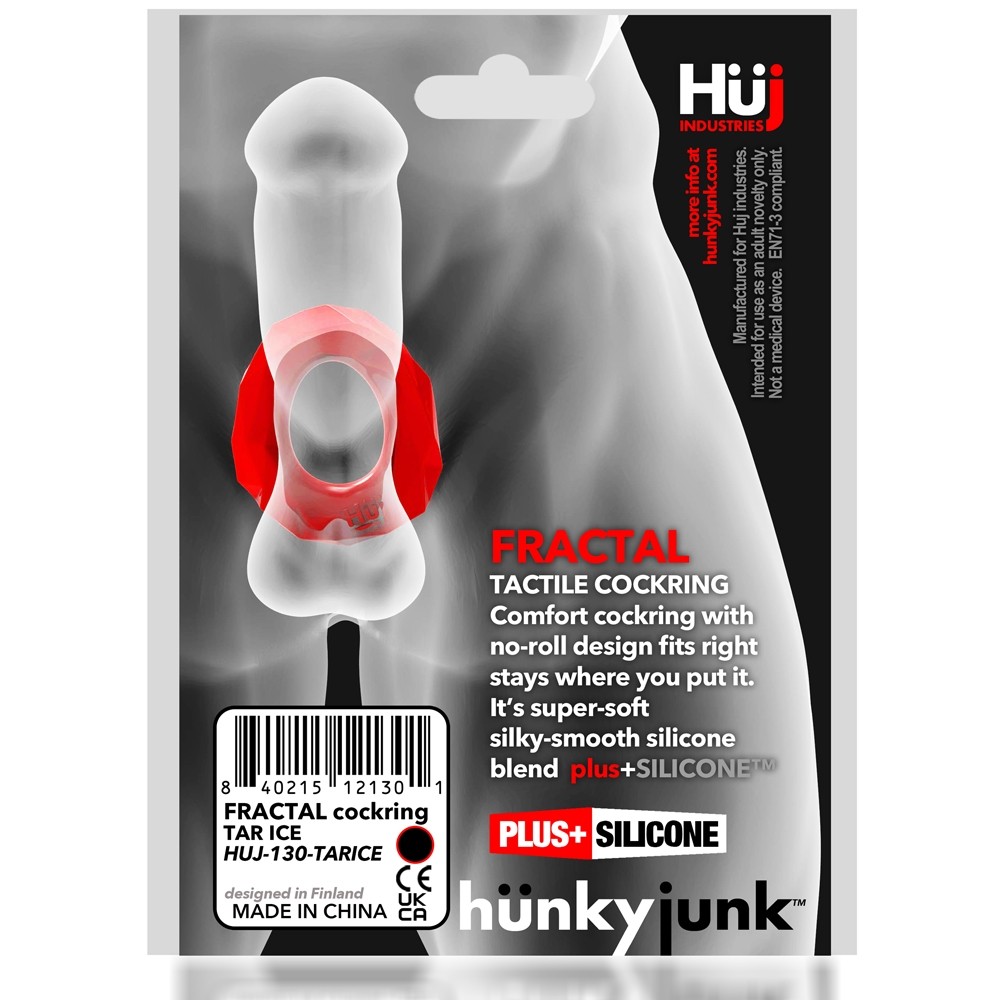 Hunkyjunk Fractal Cockring Tar Ice (net) - Image 5