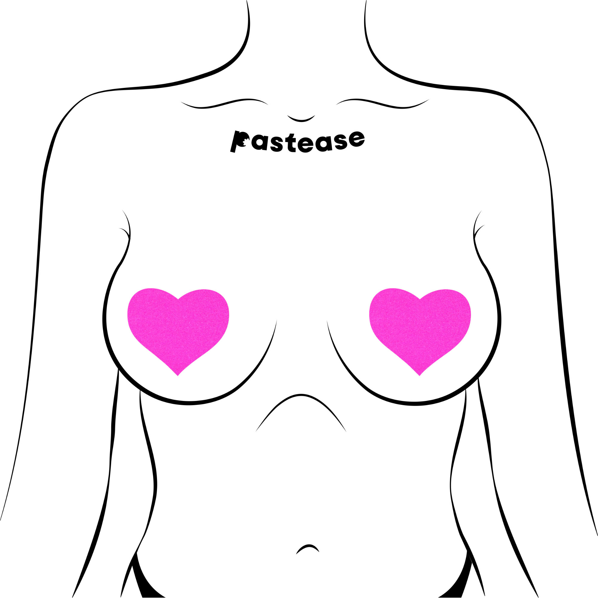Pastease Heart - Neon Pink - Image 4