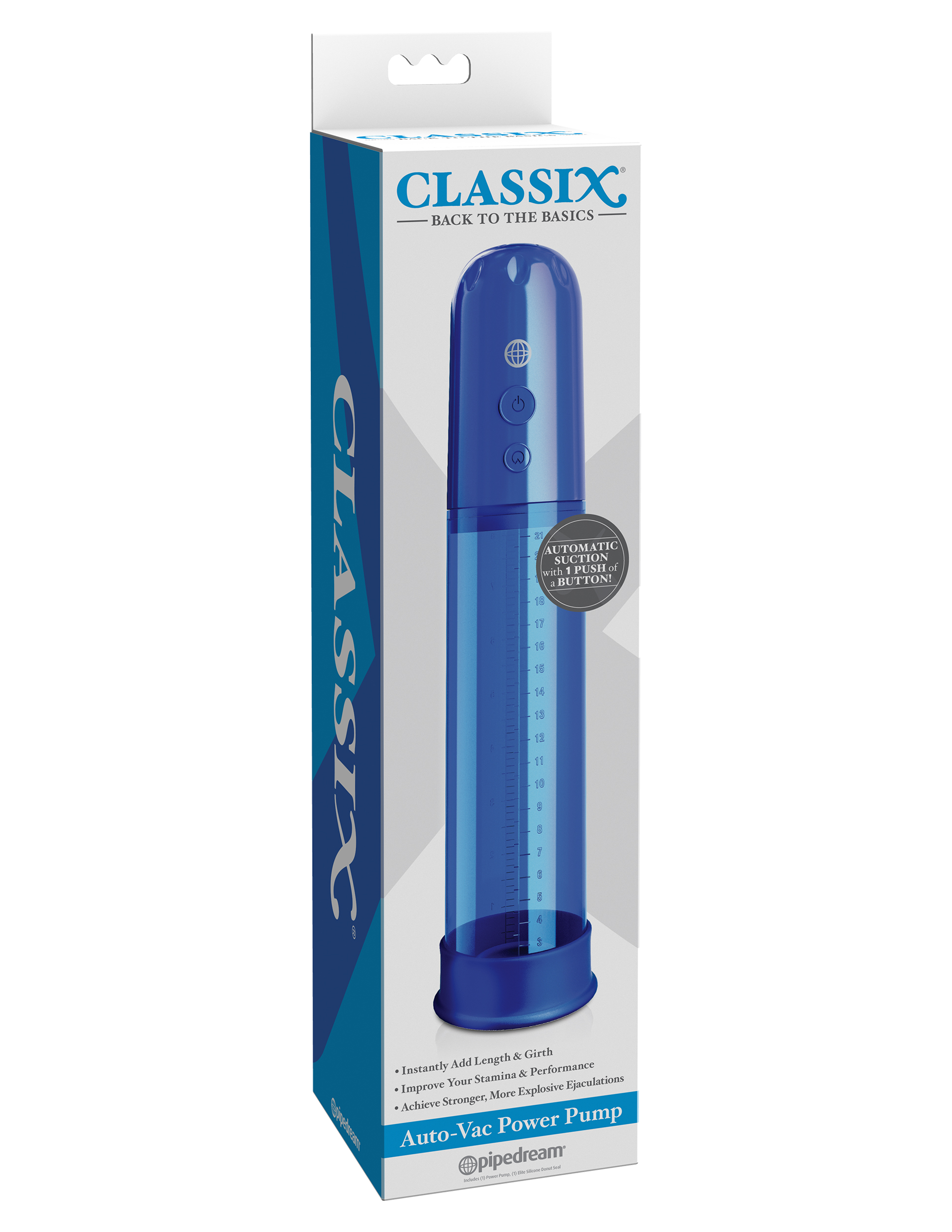 CLASSIX AUTO VAC POWER PUMP BLUE 