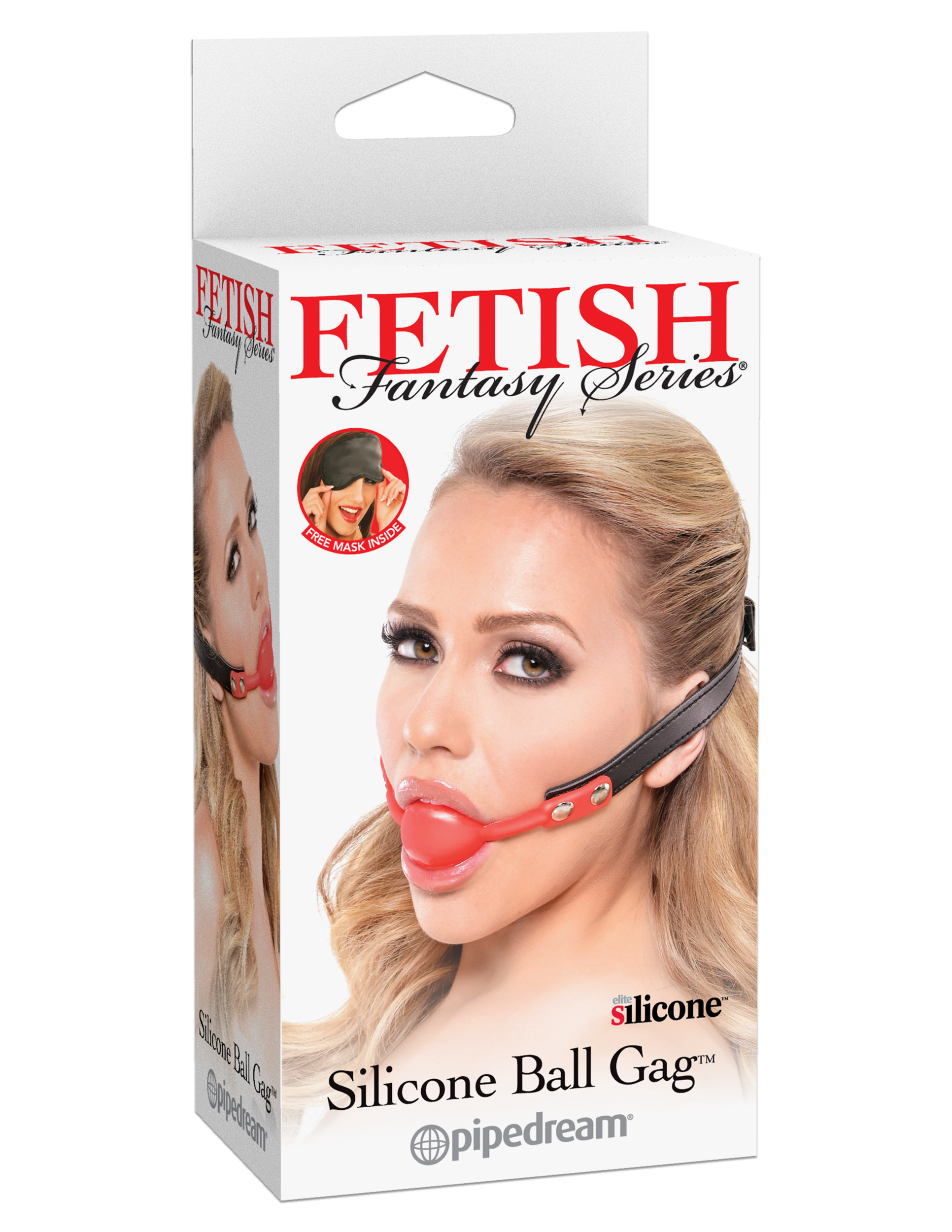 Кляп с отверстиями Pipedream Fetish Fantasy Series Breathable Ball Gag, черный 2172-00 PD - PipeDream - Кляпы шары - Купить