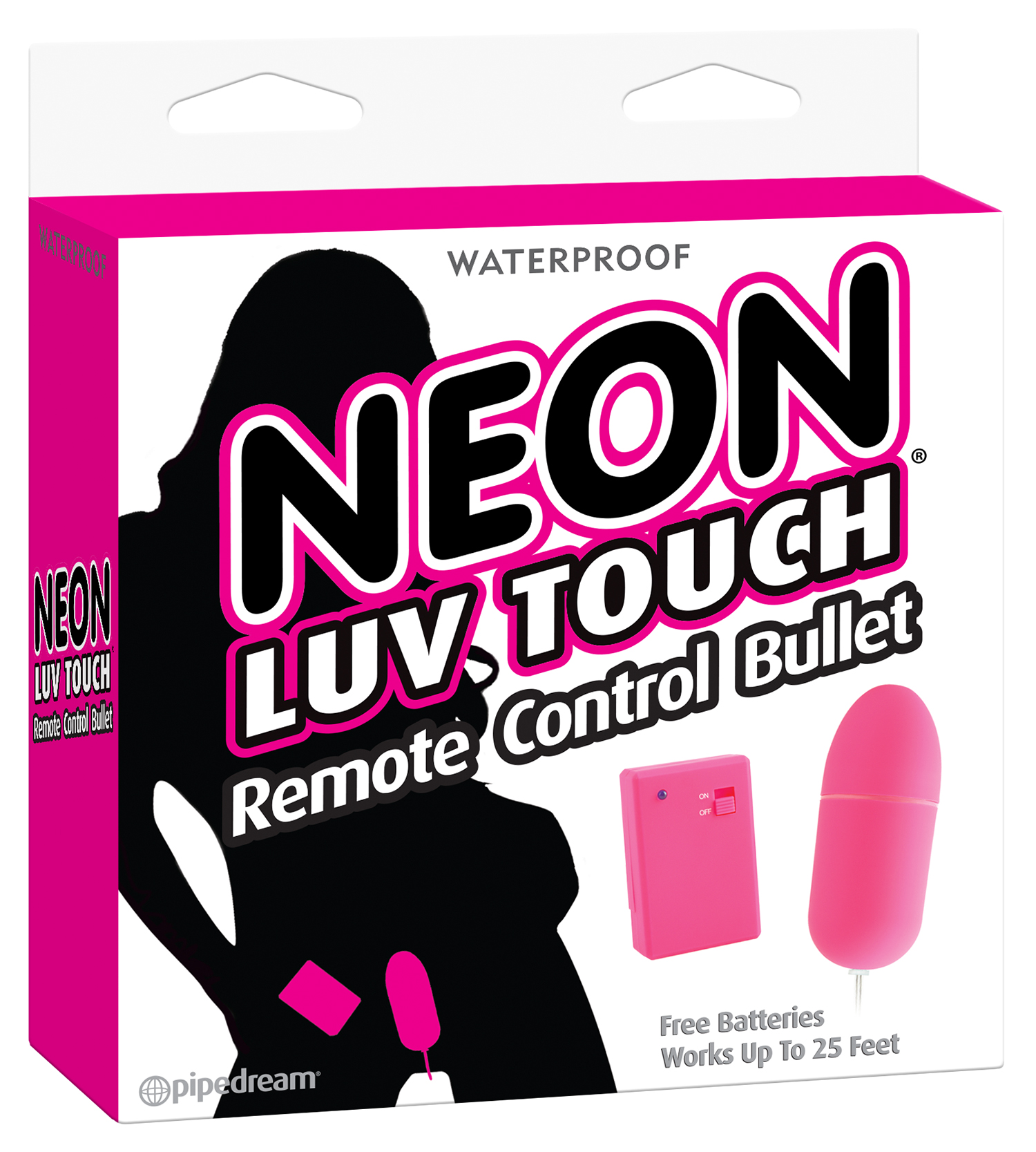NEON LUV TOUCH REMOTE CONTROL BULLET PINK - PD267411