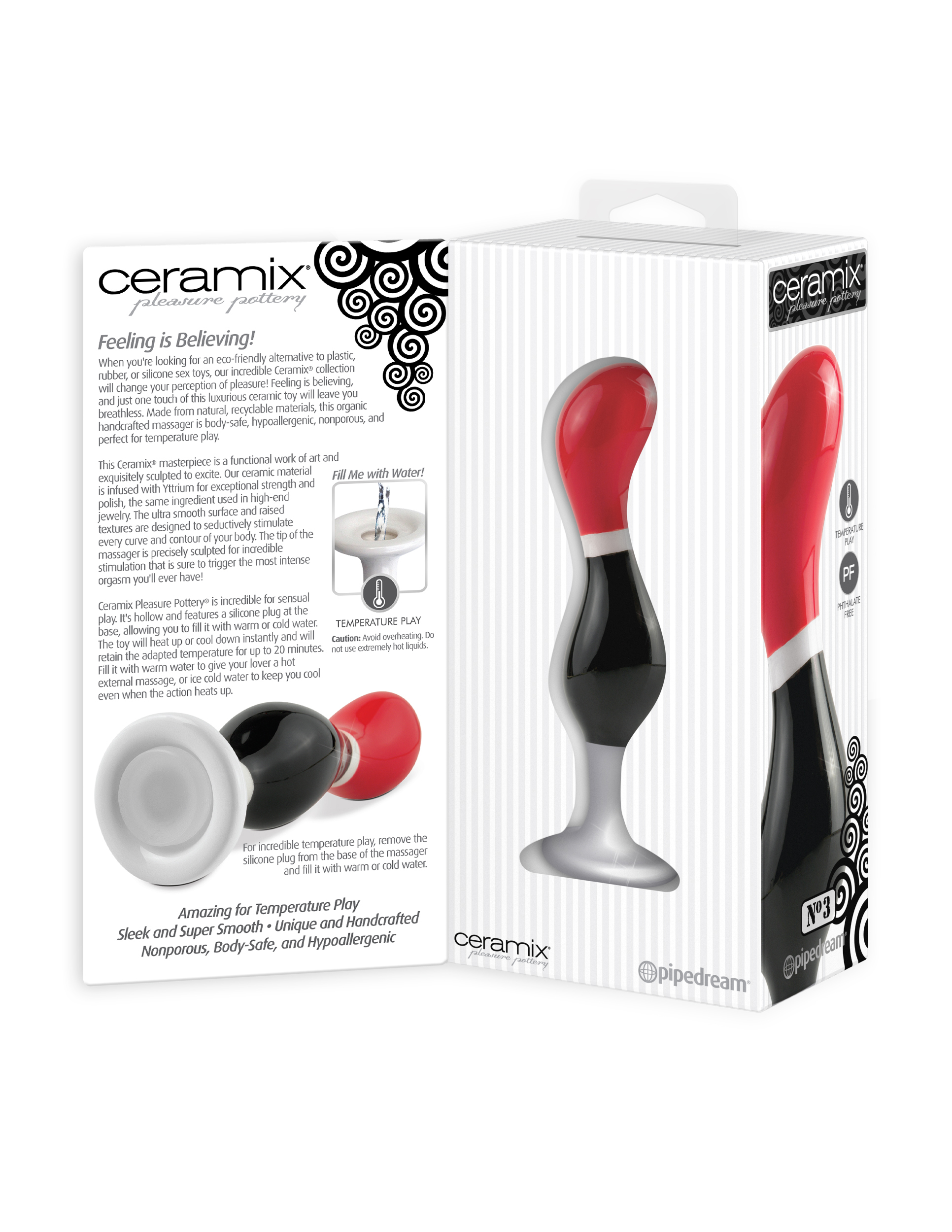 CERAMIX #3 BLACK/RED #PD490300