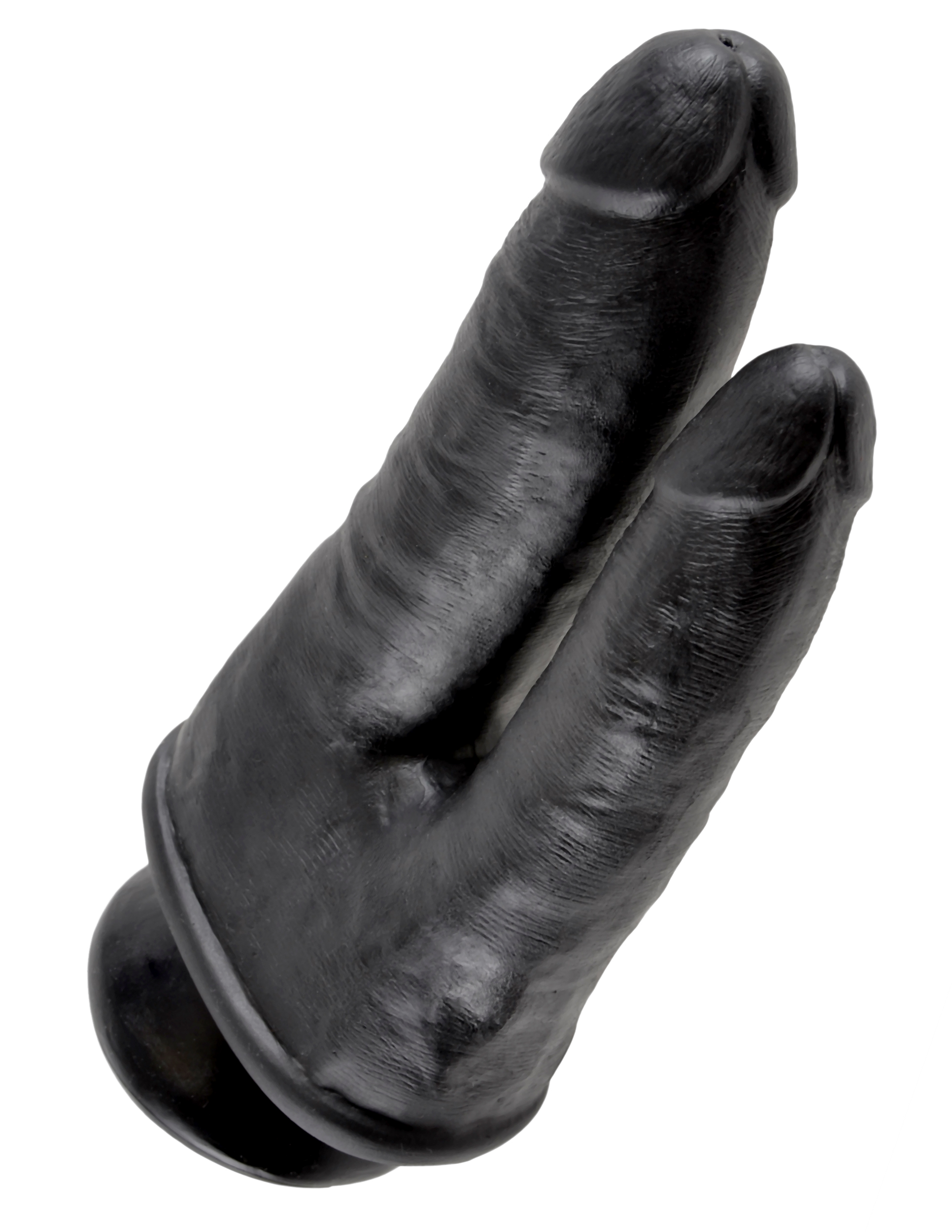 KING COCK DOUBLE PENETRATOR BLACK #PD551223