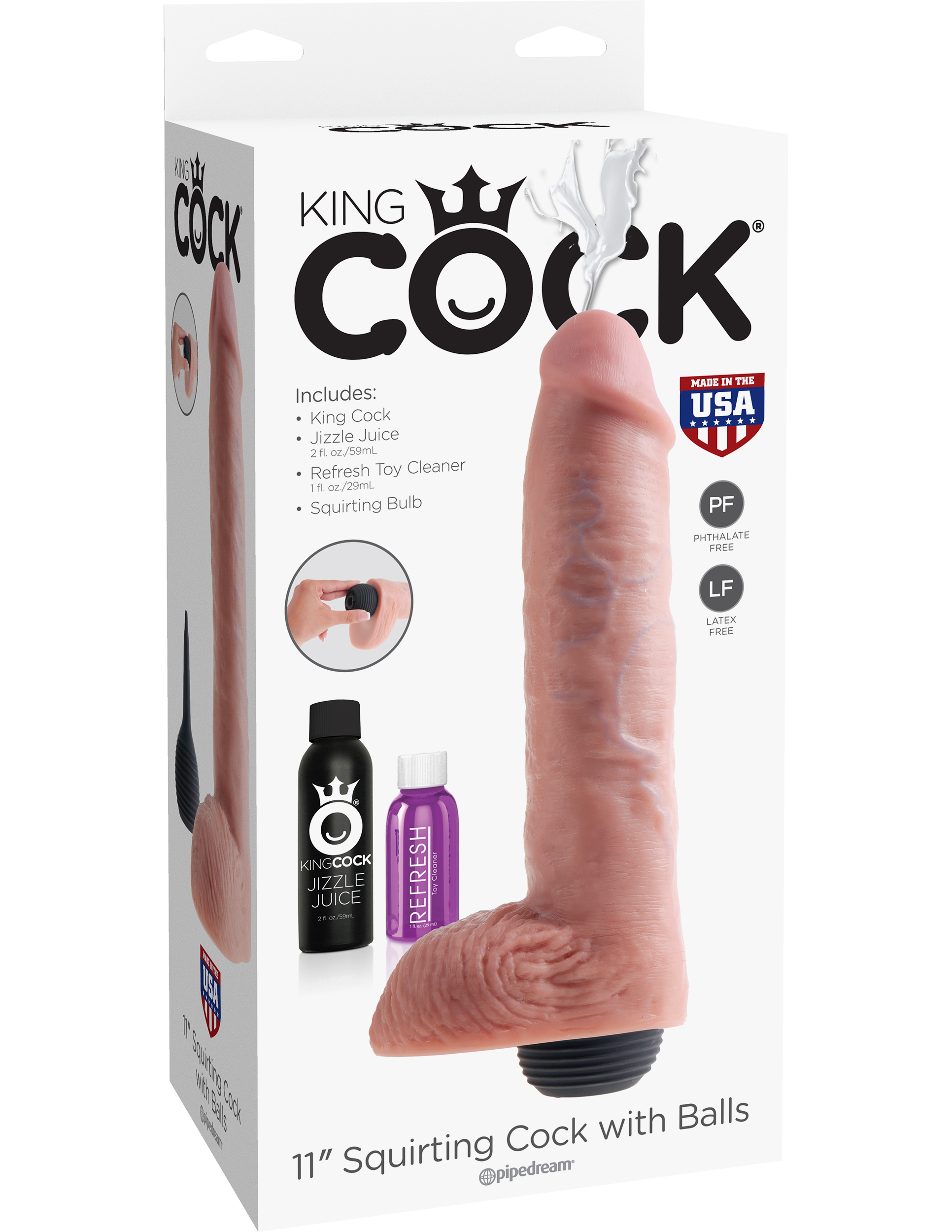 KING COCK 11 SQUIRTING FLESH &#34; - PD560521
