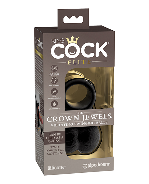 KING COCK ELITE VIBRATING SILICONE BALLS