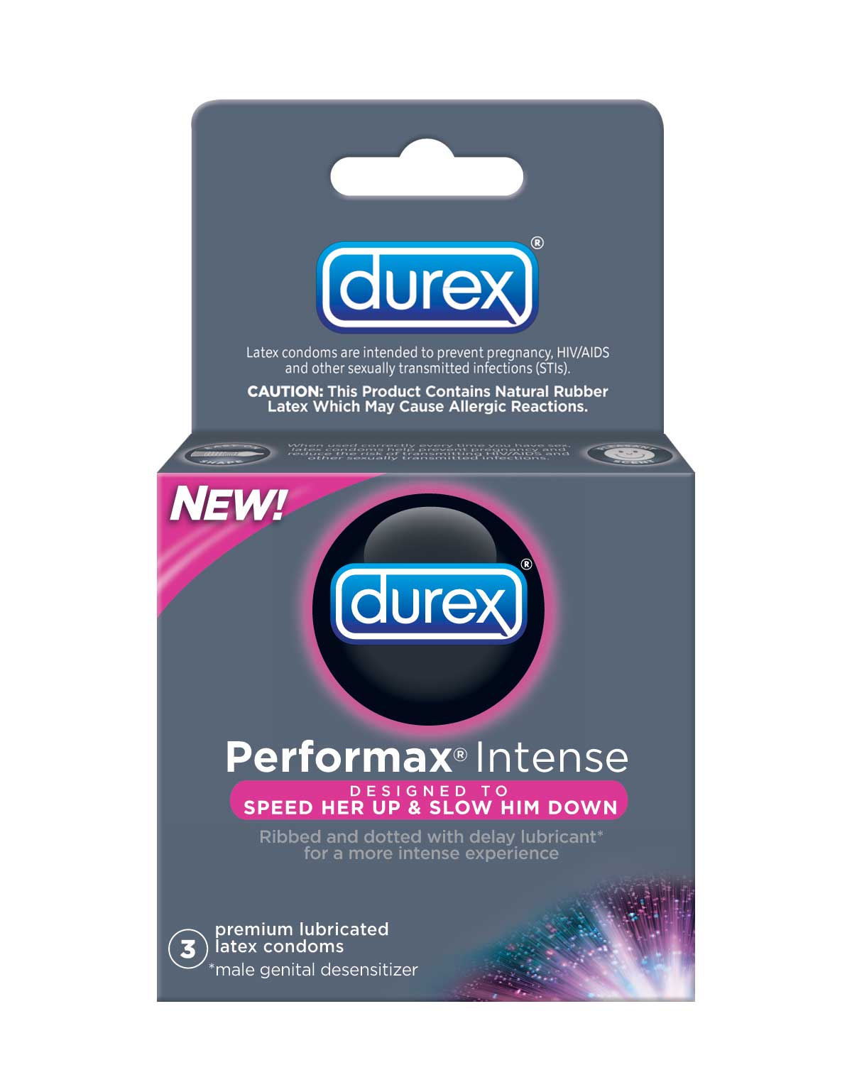 DUREX PERFORMAX INTENSE 3 PACK  - R85327