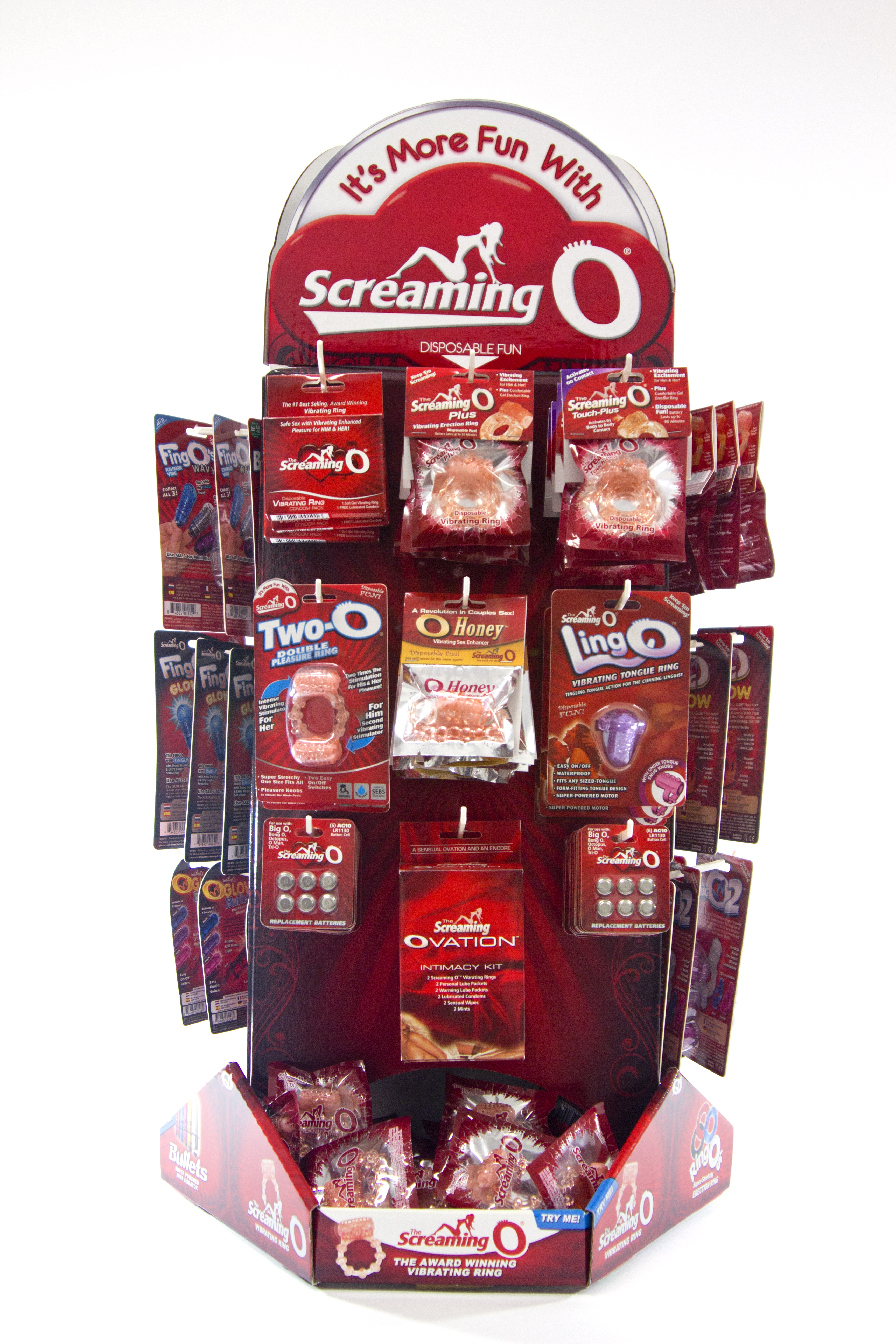 SCREAMING O DELUXE SPINNING DISPLAY