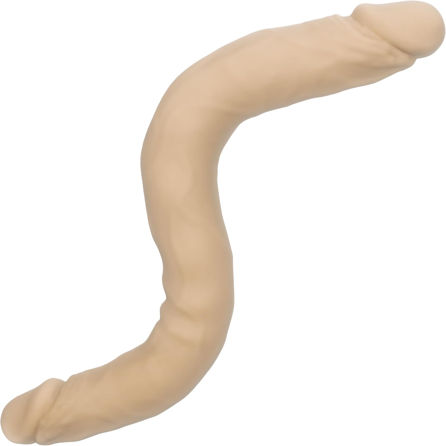 Bend and Hold Dual Dildo 12" - Ivory 