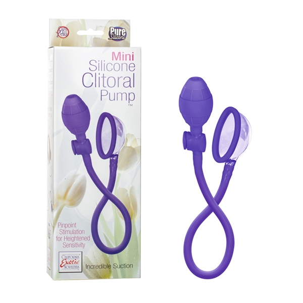 MINI SILICONE CLITORAL PUMP PURPLE