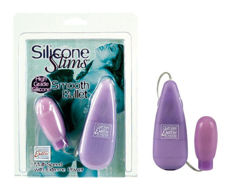 Silicone Slims Smooth Bullet Purple - SE113014
