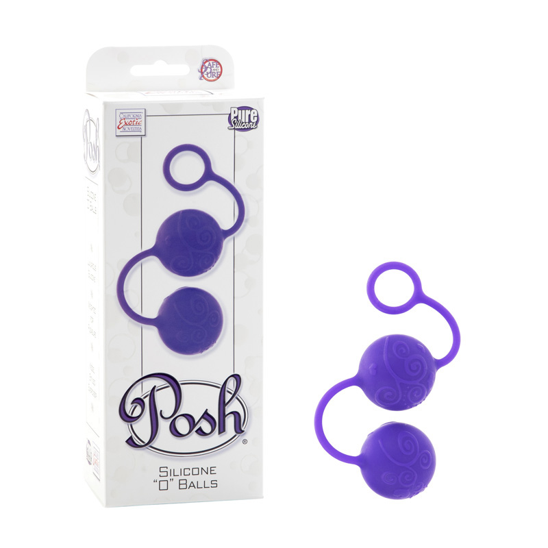 Posh Silicone O Balls Purple 
