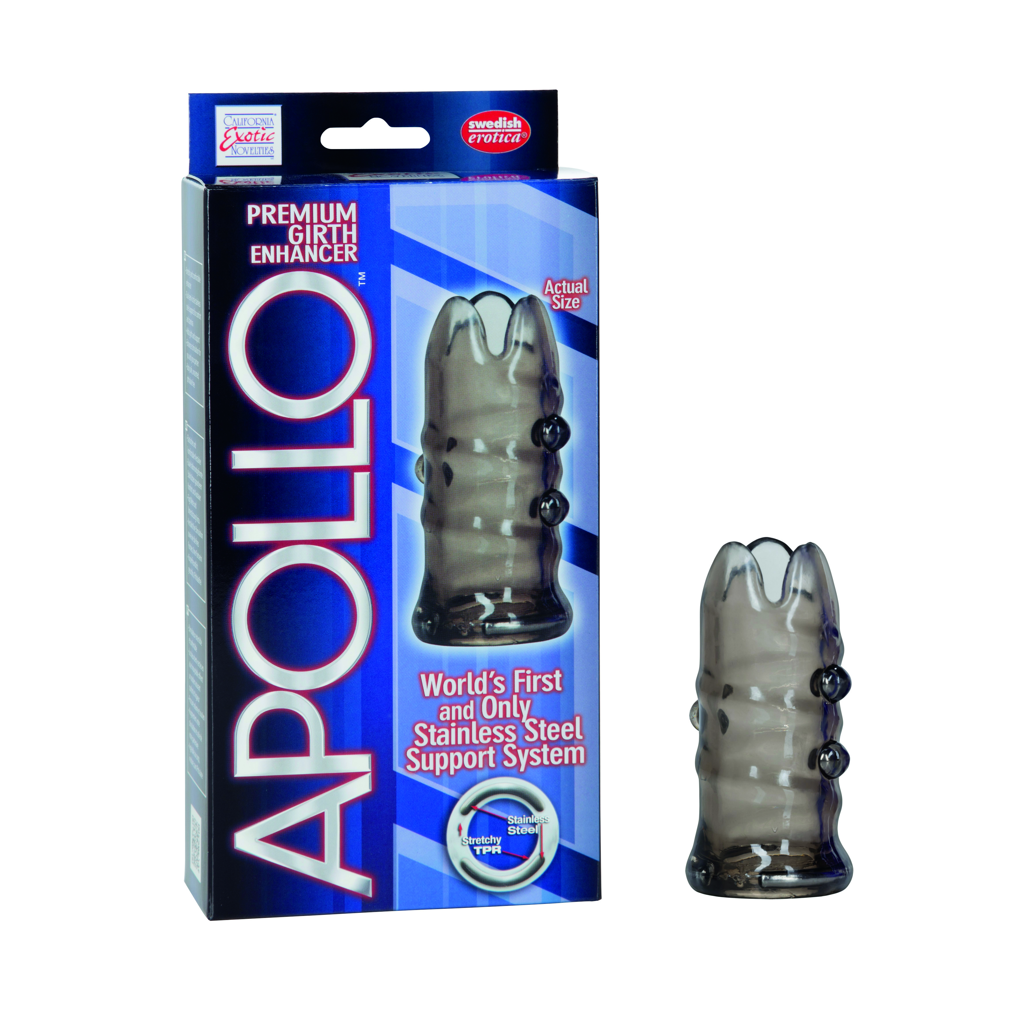 Apollo Premium Girth Enhancers Smoke - SE138810
