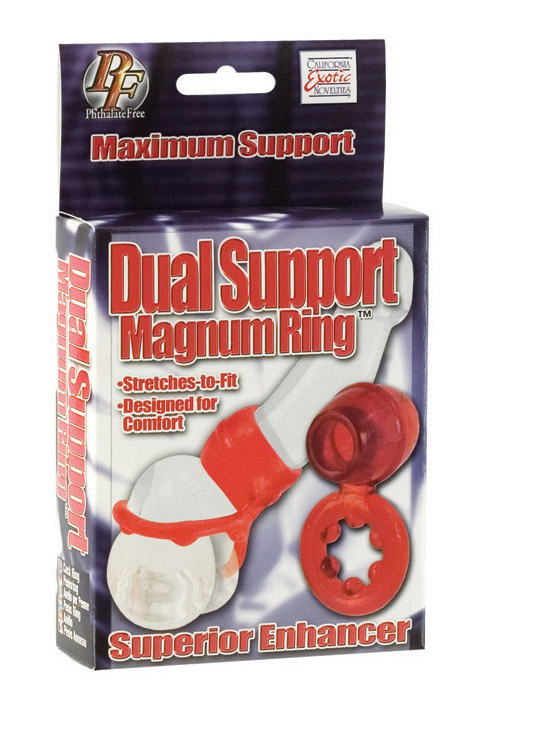 Dual Support Magnum Ring Red 