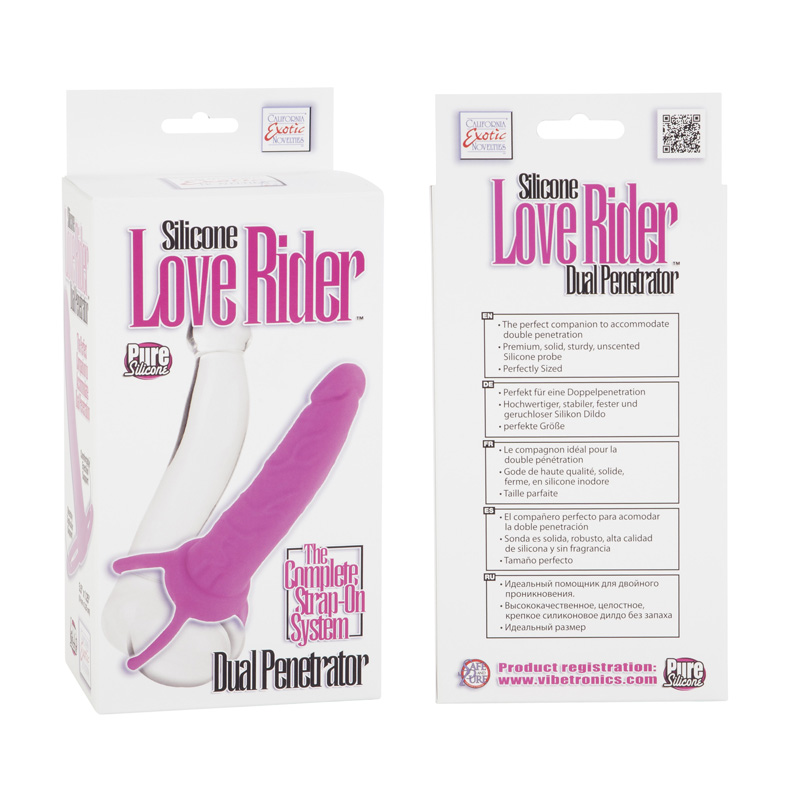 Love Riders Dual Penetrator Silicone Pink - SE151510