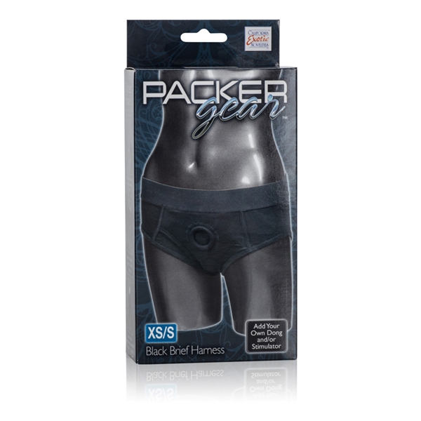 Packer Gear Black Brief Harness Xs/S - SE157505