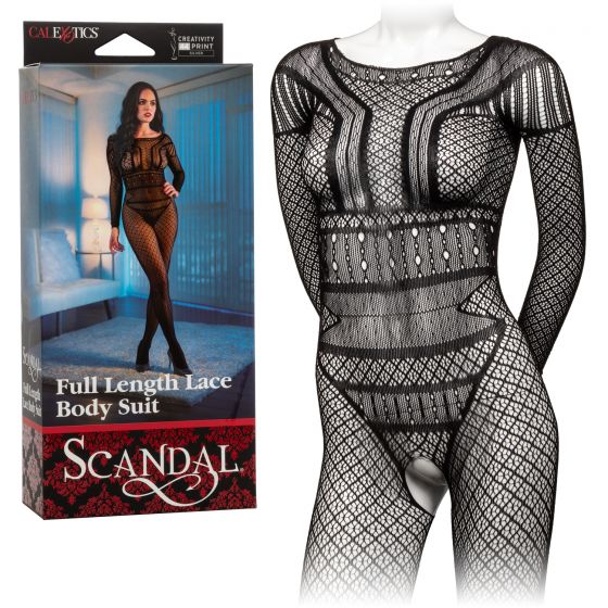 SCANDAL FULL LENGTH LACE BODY SUIT 
