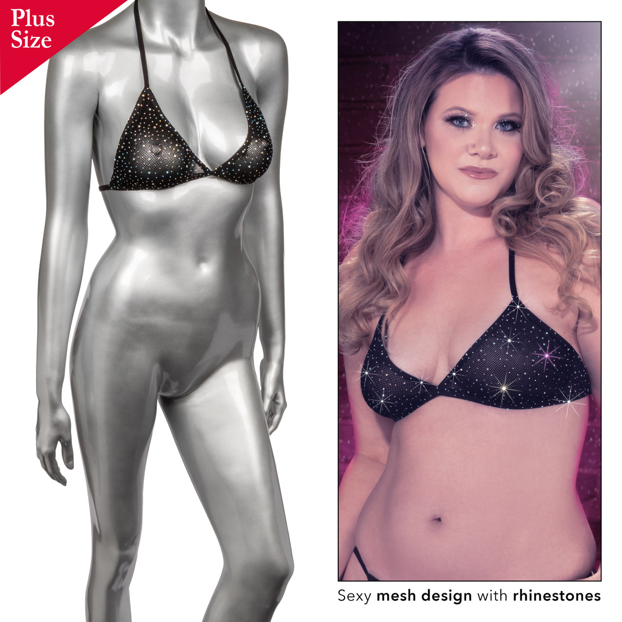 Radiance Plus Size Triangle Bikini Top - Image 5
