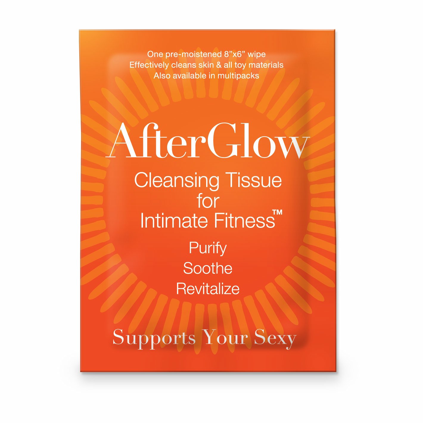 AFTERGLOW SINGLES CLEANSING TISSUE 