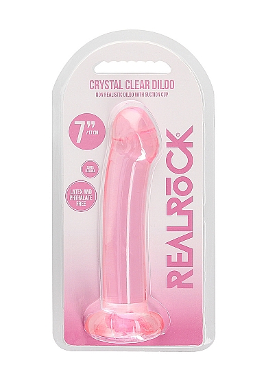 Realrock Non Realistic Dildo W Suction Cup 6.7IN - Pink - Image 2