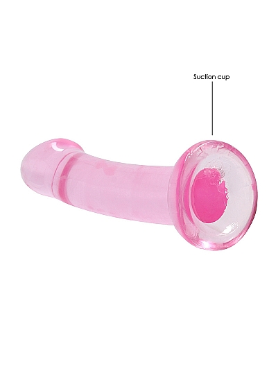 Realrock Non Realistic Dildo W Suction Cup 6.7IN - Pink - Image 4