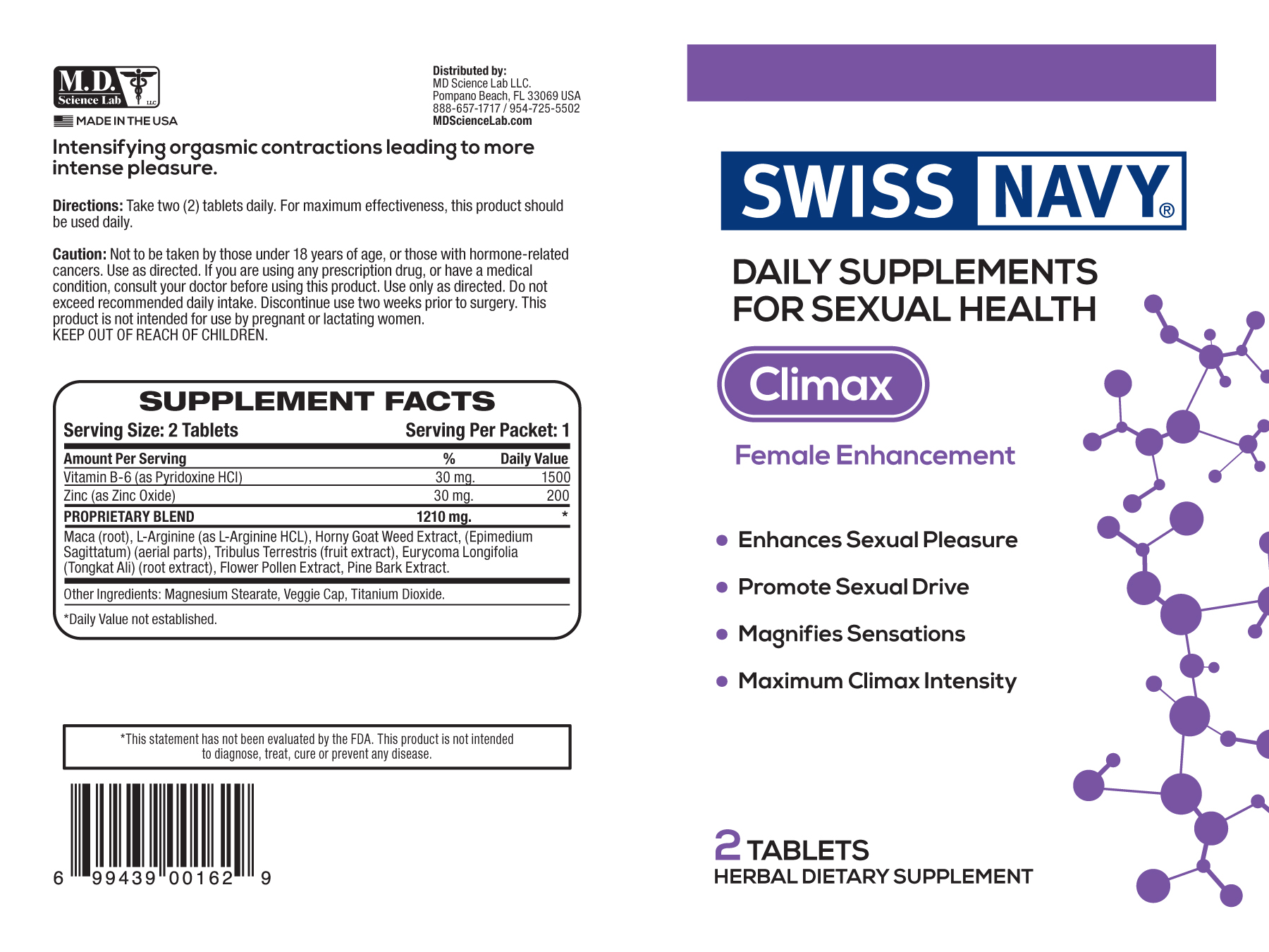 SWISS NAVY CLIMAX FOR HER 2CT 