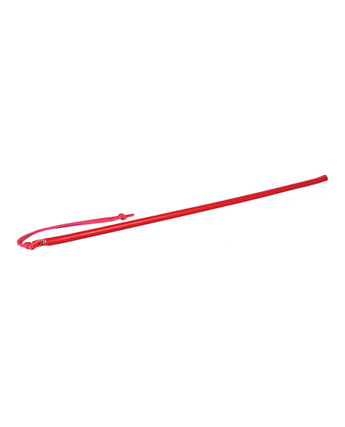24 LEATHER WRAPPED CANE RED &quot; 
