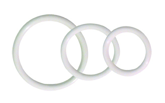 Soft C Ring Set White 