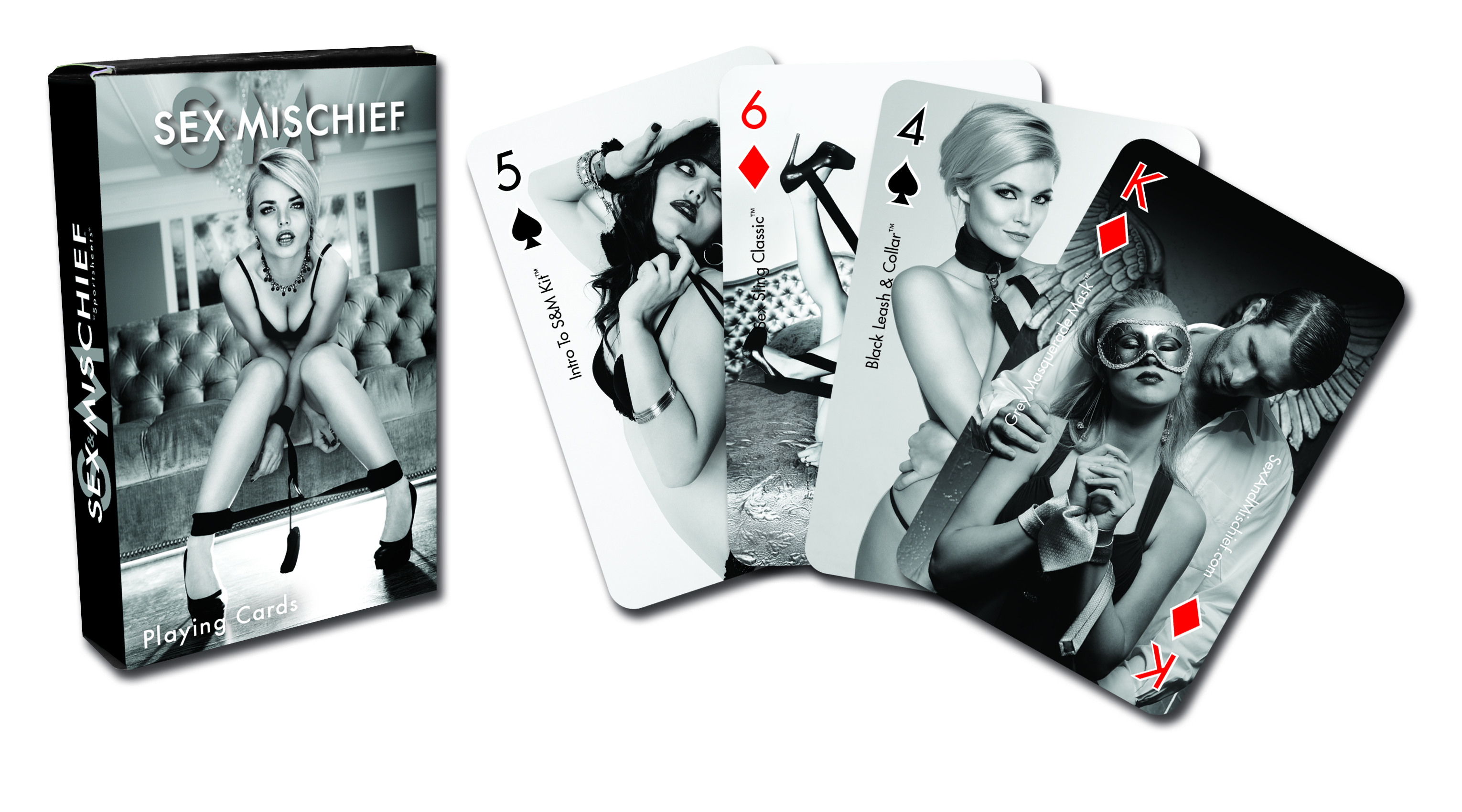 and Mischief line 52 playing cards with a different, sexy Sex and Mischief ...