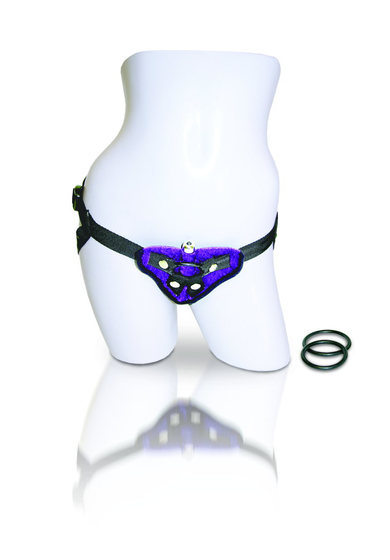 Purple Harness W/Mini Vibe 