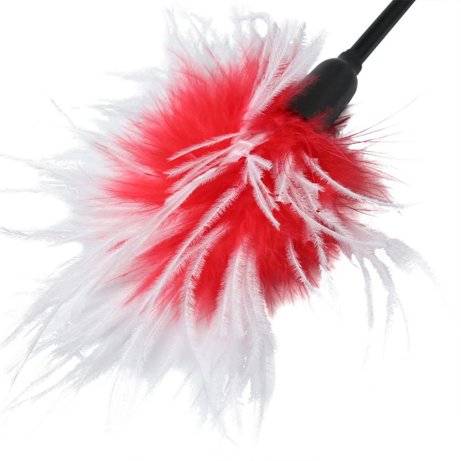 Sex & Mischief Whipper Tickler Red & - White - Image 3